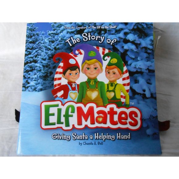 NEW Christmas Elf on a shelf Elf Mates Friends and Book Chef Toy Maker & Cobbler - Picture 4 of 4